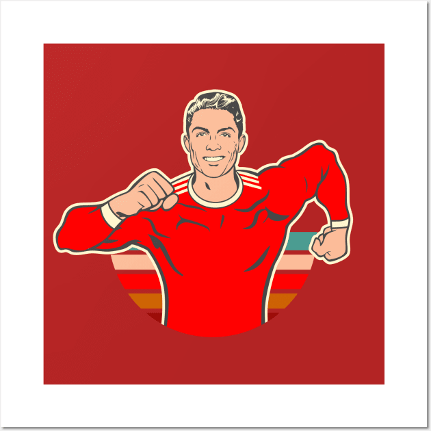 Ronaldo Wall Art by StripTees